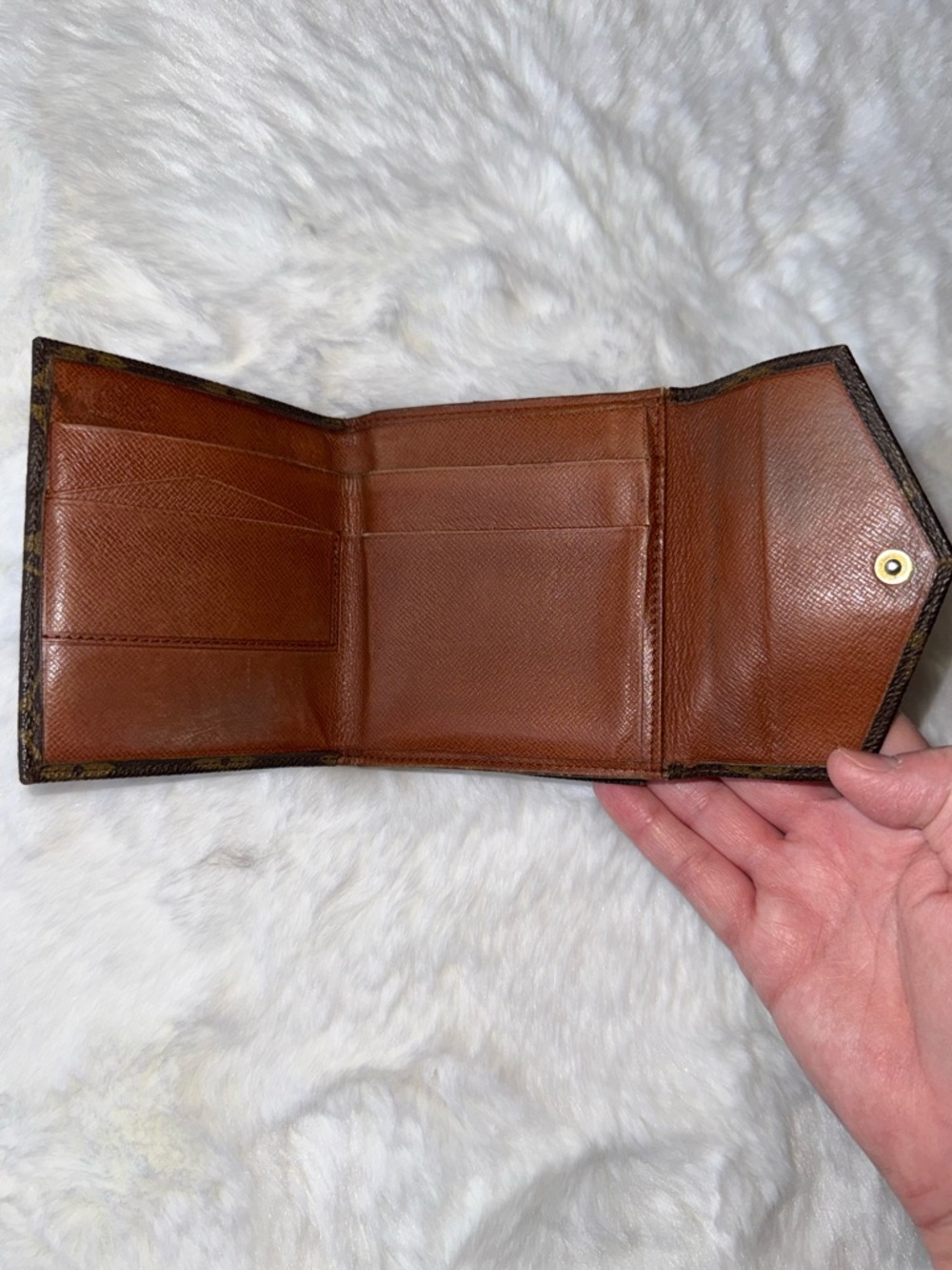 Louis Vuitton Brown Monogram Compact Wallet - Picture 8 of 15